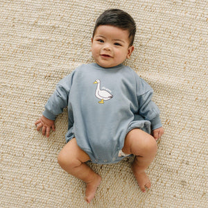 Silly Goose Sweatshirt Romper