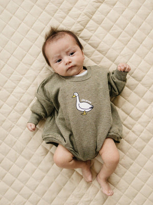 Silly Goose Sweatshirt Romper