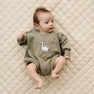 Silly Goose Sweatshirt Romper