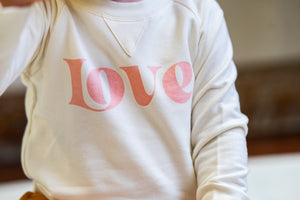 Valentines LOVE Raglan Sweatshirt