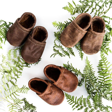 Brown Loafers Baby Boy Shoes & Toddler Moccasins