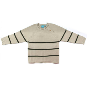 Jordan Striped Toddler Sweater